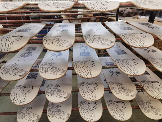 2022 New Blank 7ply Maple Concave Double Kick Standard Skateboard