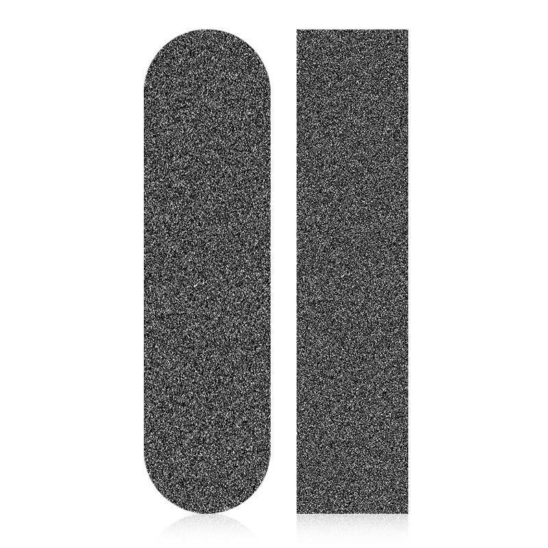 คุณภาพดี ไม่เลื่อนตามต้องการ ขนาด 9 * 33 สีดํา Skateboard Griptapes