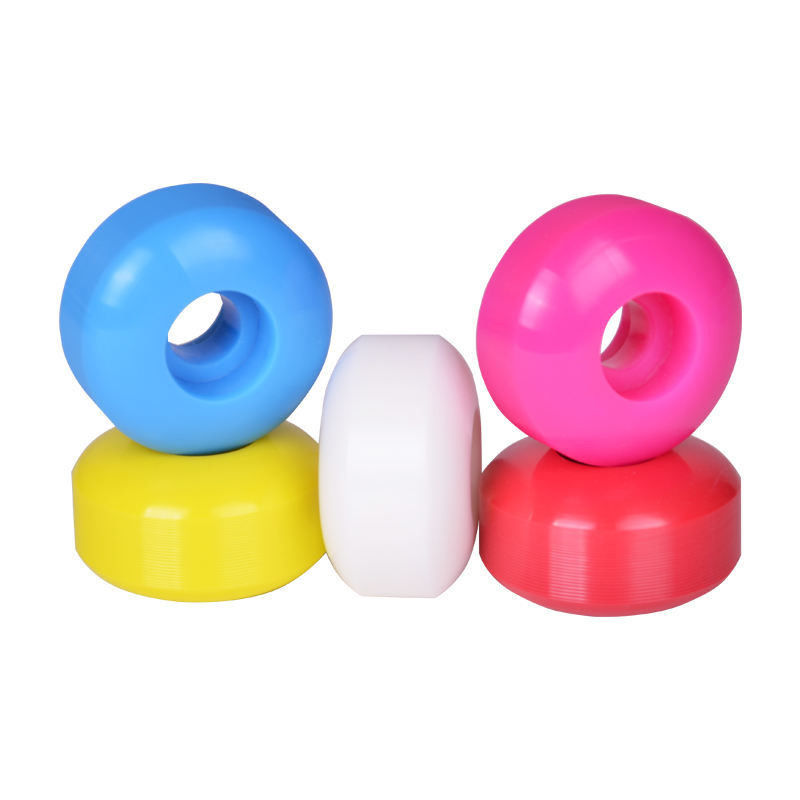 โปรเฟชั่นแนล สีสัน 100A PU ล้อ skateboard ขนาดว่าง 52mm ล้อ skateboard