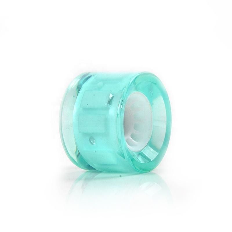 OEM แสงสว่างในที่มืดล้อสเกตบอร์ด LED Flash Light Up ล้อสเกตบอร์ดยาว 70 มม.