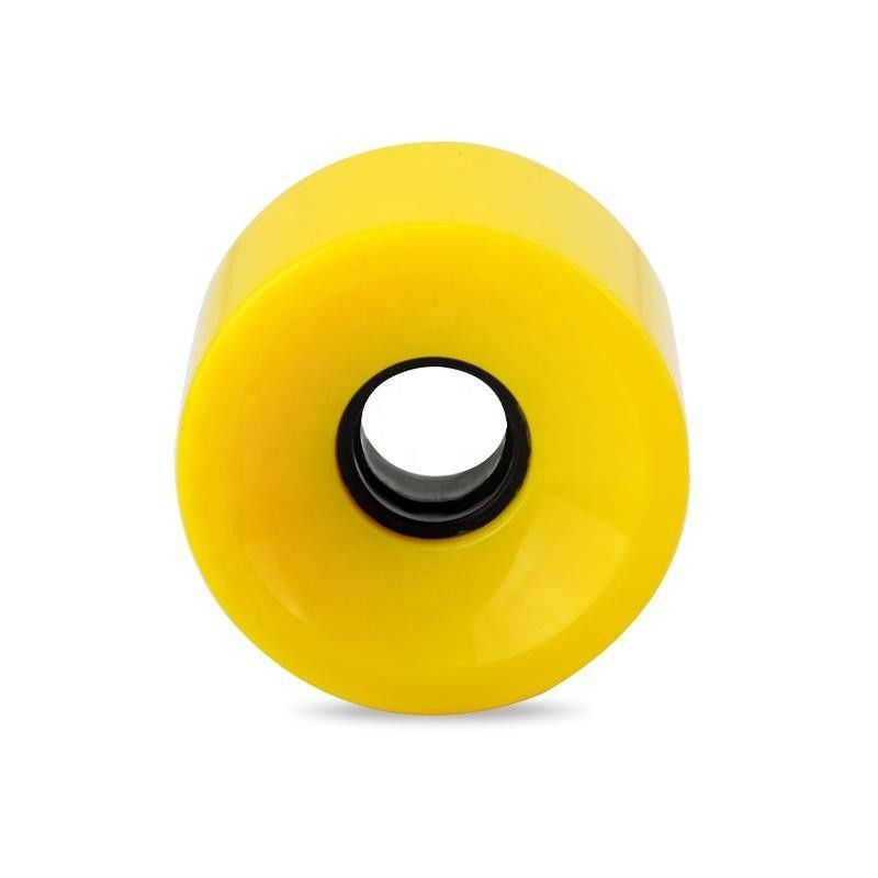 สีหลาย 70mm PU ล้อ skateboard ความทนทานสูง น้ําหนักเบา