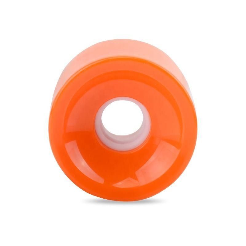 สีหลาย 70mm PU ล้อ skateboard ความทนทานสูง น้ําหนักเบา