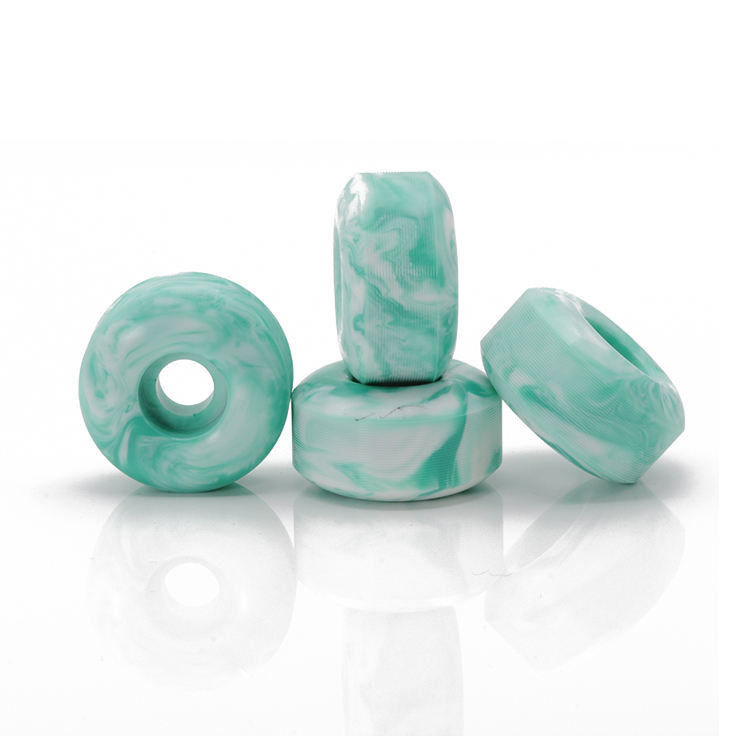 ทนทานสูง Rebound PU ล้อ skateboard สีที่กําหนดเอง wearproof