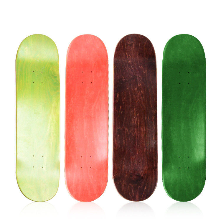 ดีไซน์ใหม่ Canada Maple Skateboards หลายสี 7ply แบบเลือก